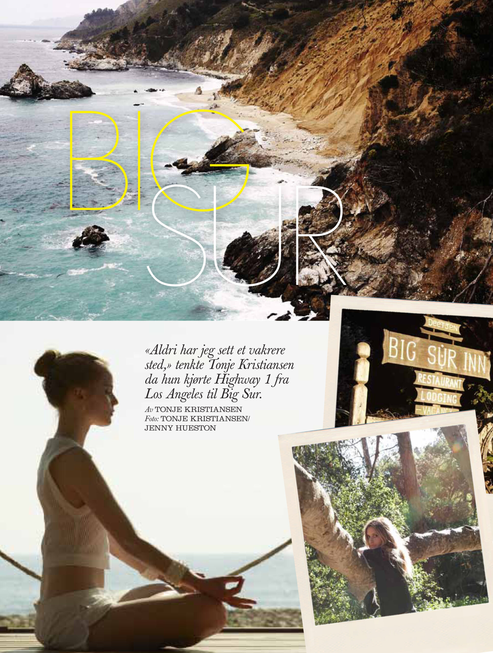 Tonje Kristiansen Reise Big Sur 1