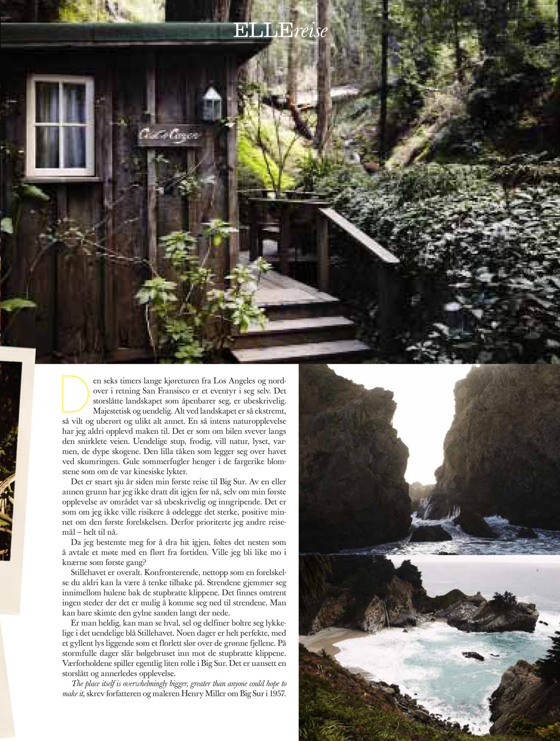 Tonje Kristiansen Reise Big Sur 2